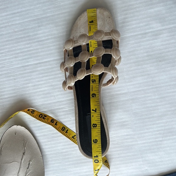 Alexander Wang Lou Caged Slides Studded Sandals - Picture 9 of 9